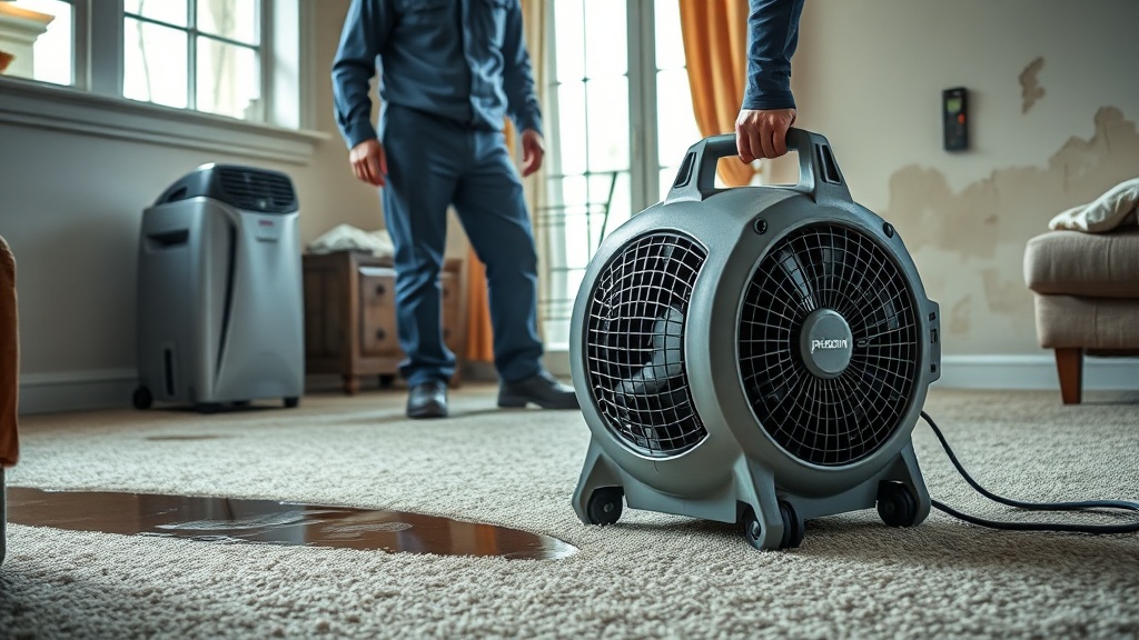 Using the Phoenix R200 Max Air Mover to Prevent Mold After Leaks